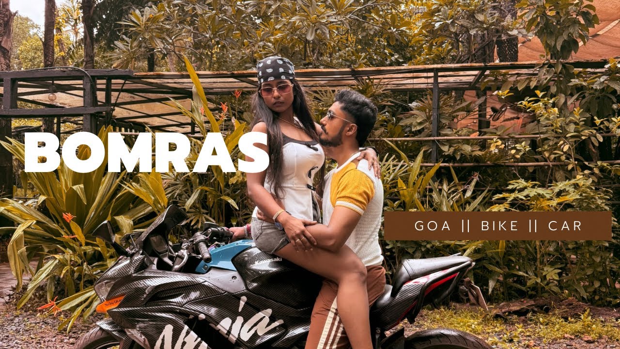 Goa Episode 4- Goa on Superbike 🏍️ and Brunch🥤🥗🍗🥓 at India's Top 5th restaurant BOMRAS #goa #party