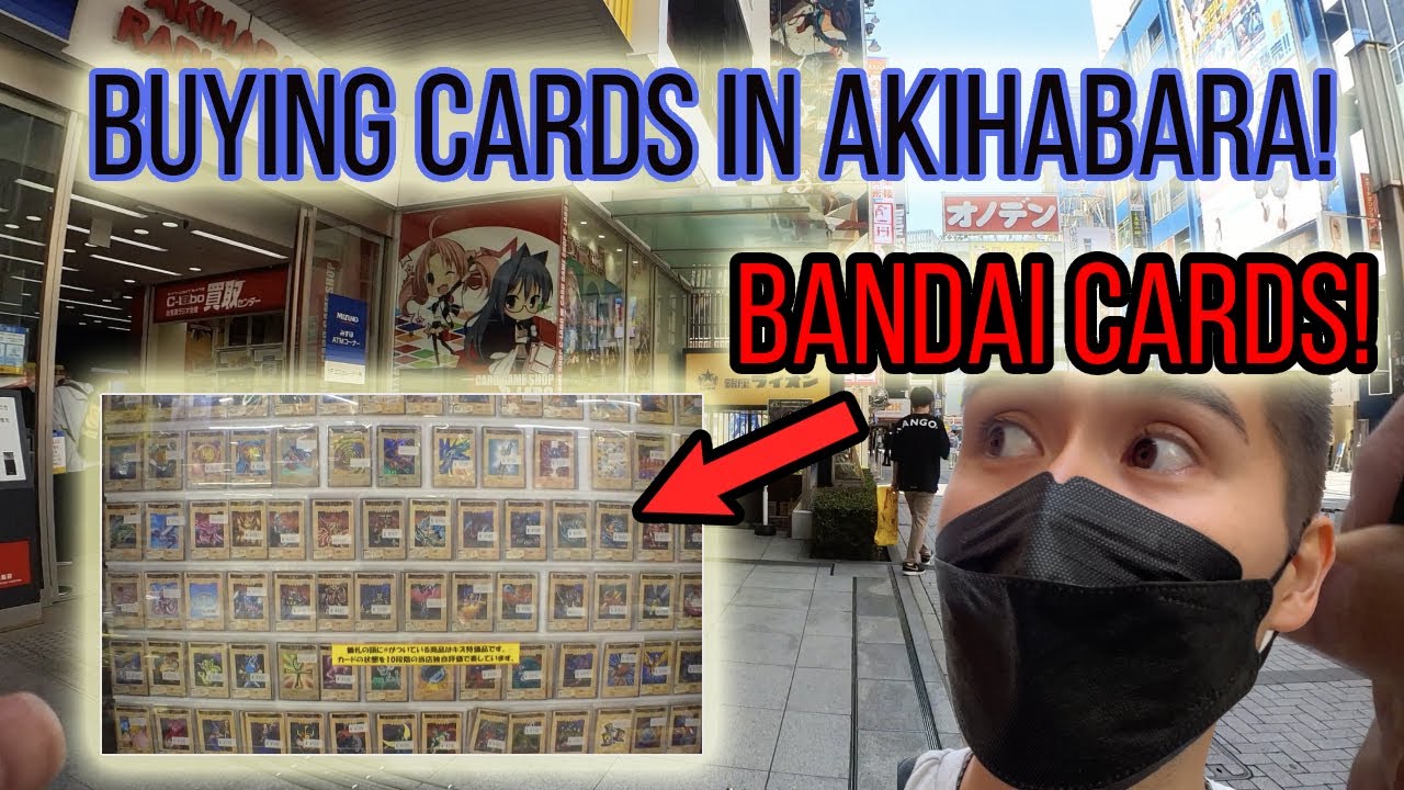 Buying and selling cards in Akihabara!! Japan Vlog 2022!! SO MANY CARDS!!