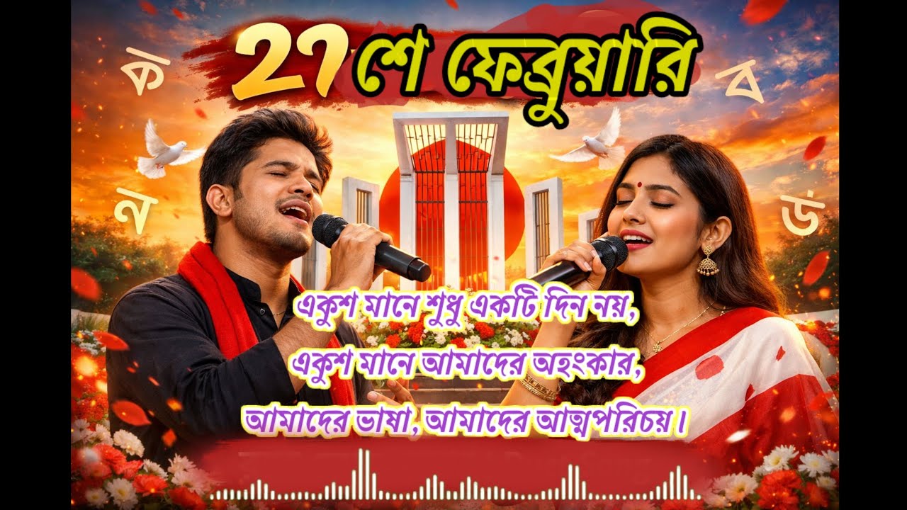 🇧🇩 রক্তে লেখা একুশ | ২১শে ফেব্রুয়ারি স্পেশাল ডুয়েট গান 2026 | Emotional Ekushey February Song