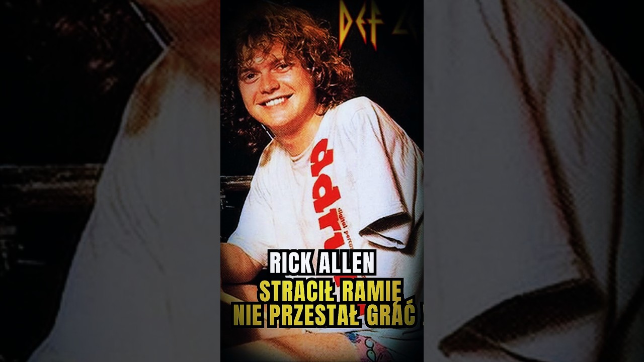 Stracił ramię w wypadku i dalej gra ! Rick Allen z Def Leppard! #rock #metal #hardrock #defleppard