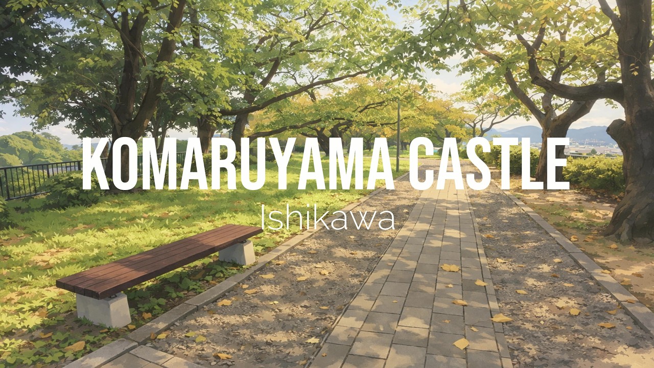 【4K】Komaruyama Castle (Ishikawa) / 小丸山城 (石川)