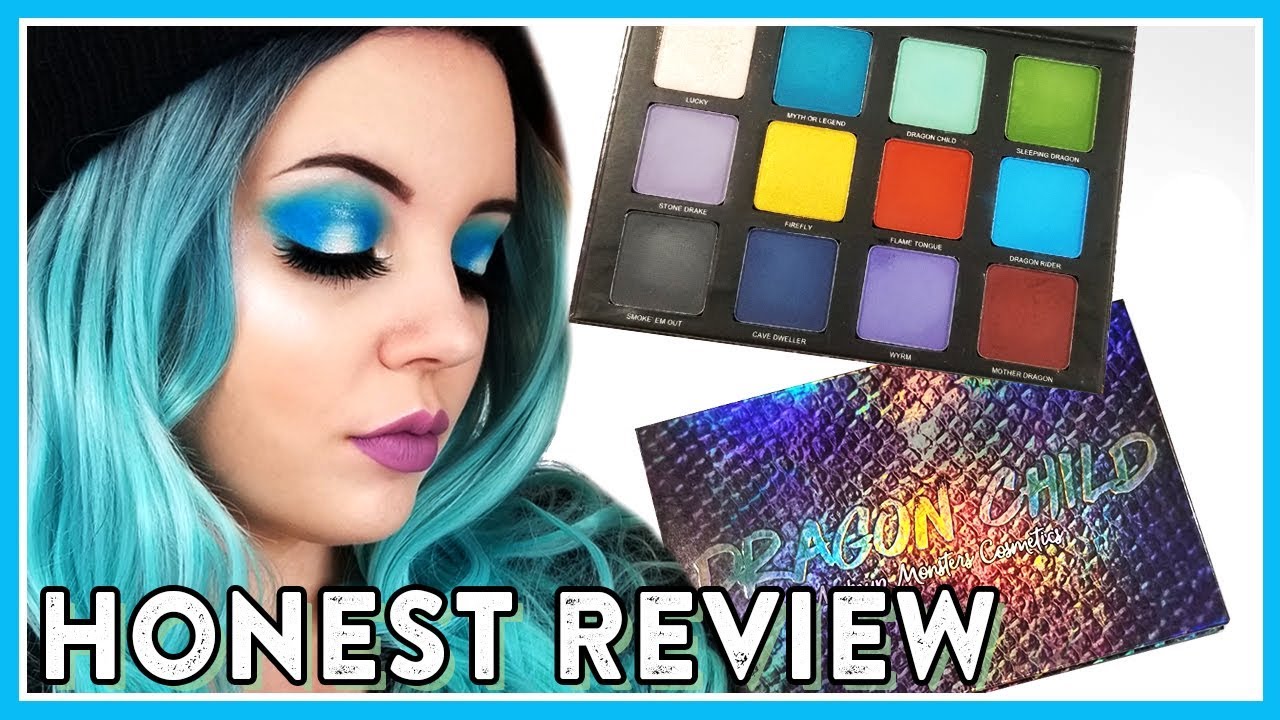 DRAGON CHILD PALETTE REVIEW + 2 TUTORIALS | MAKEUP MONSTERS