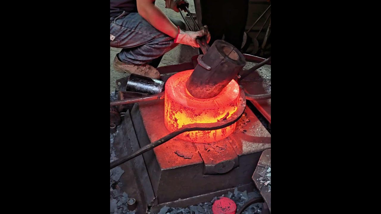 Free forging, gear forging, old ironwork, uncompression
