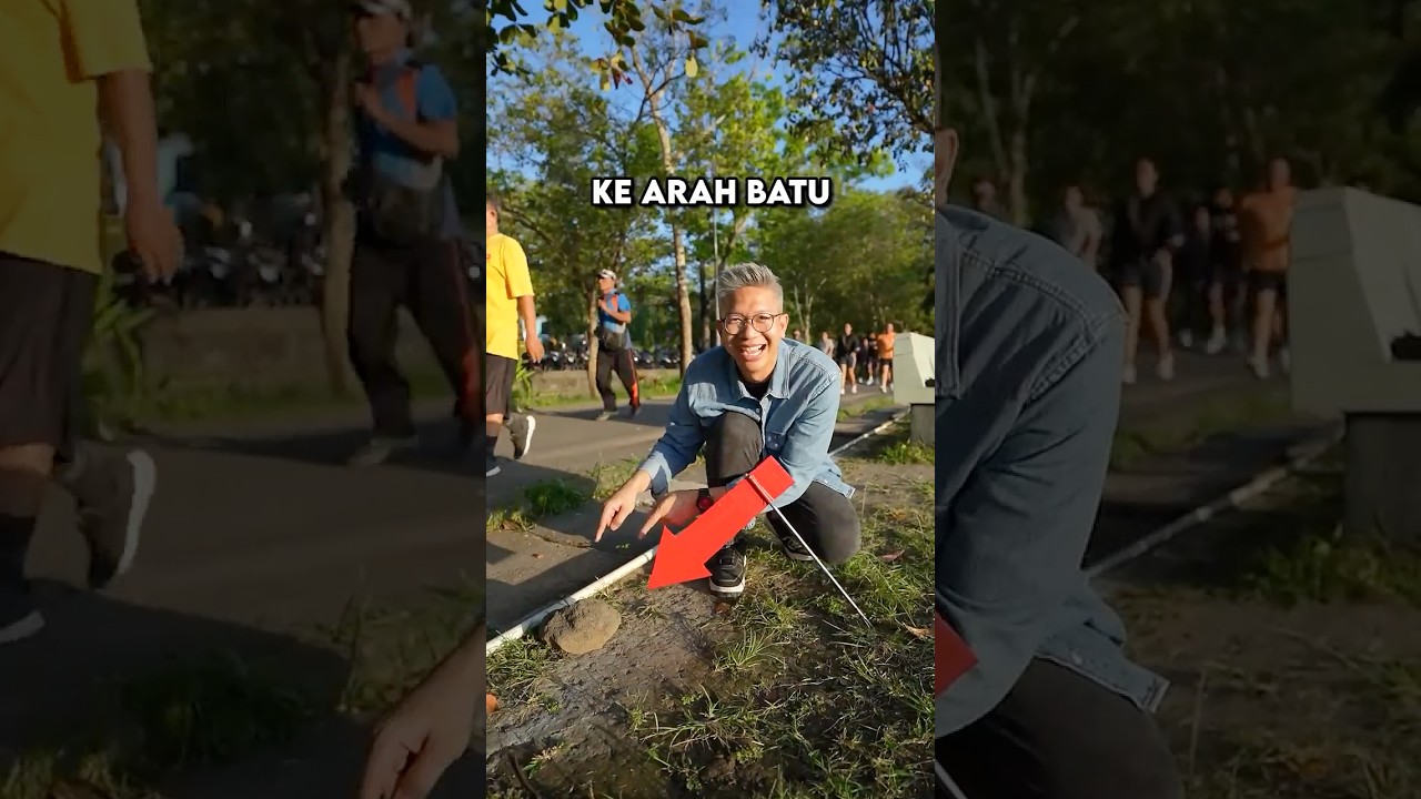 EKSPERIMEN TARUH UANG DI BAWAH BATU!!