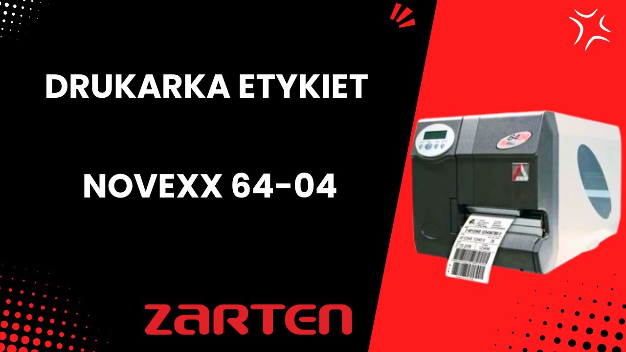 Drukarka etykiet Novexx 64-04 - Zarten