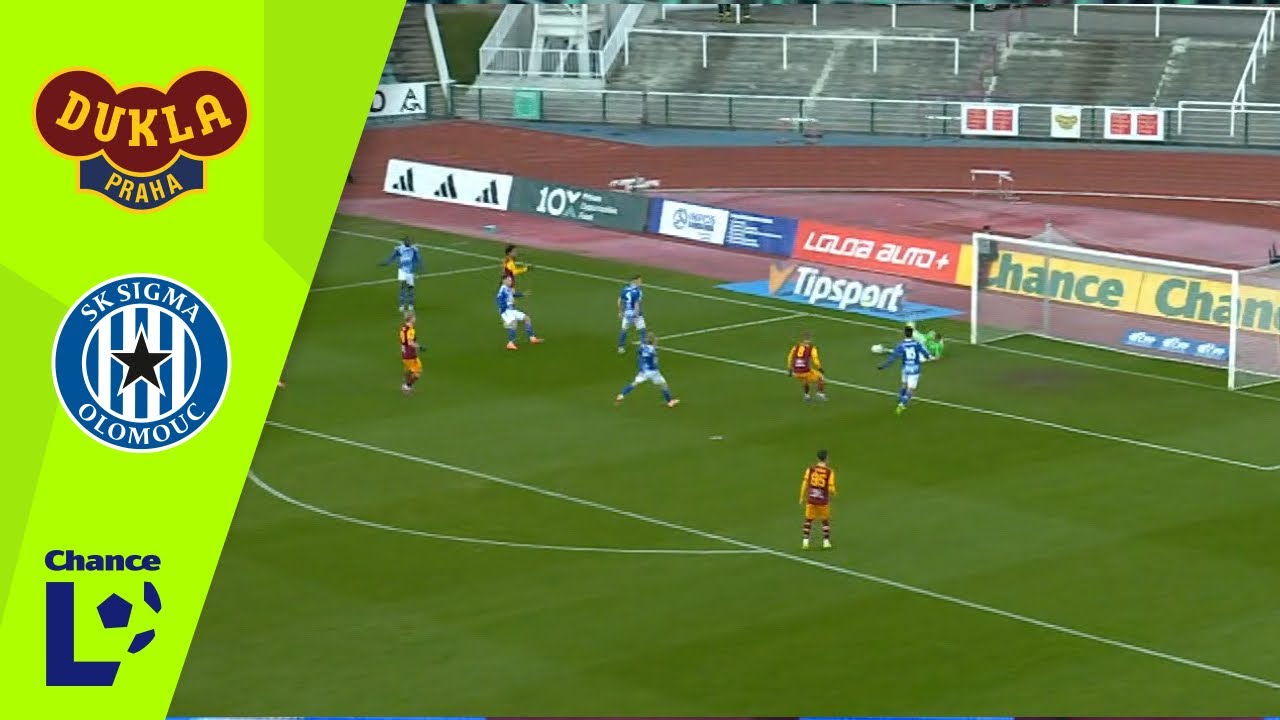 Chance Liga Highlights: FK Dukla Praha : SK Sigma Olomouc 2:2 (16. kolo)