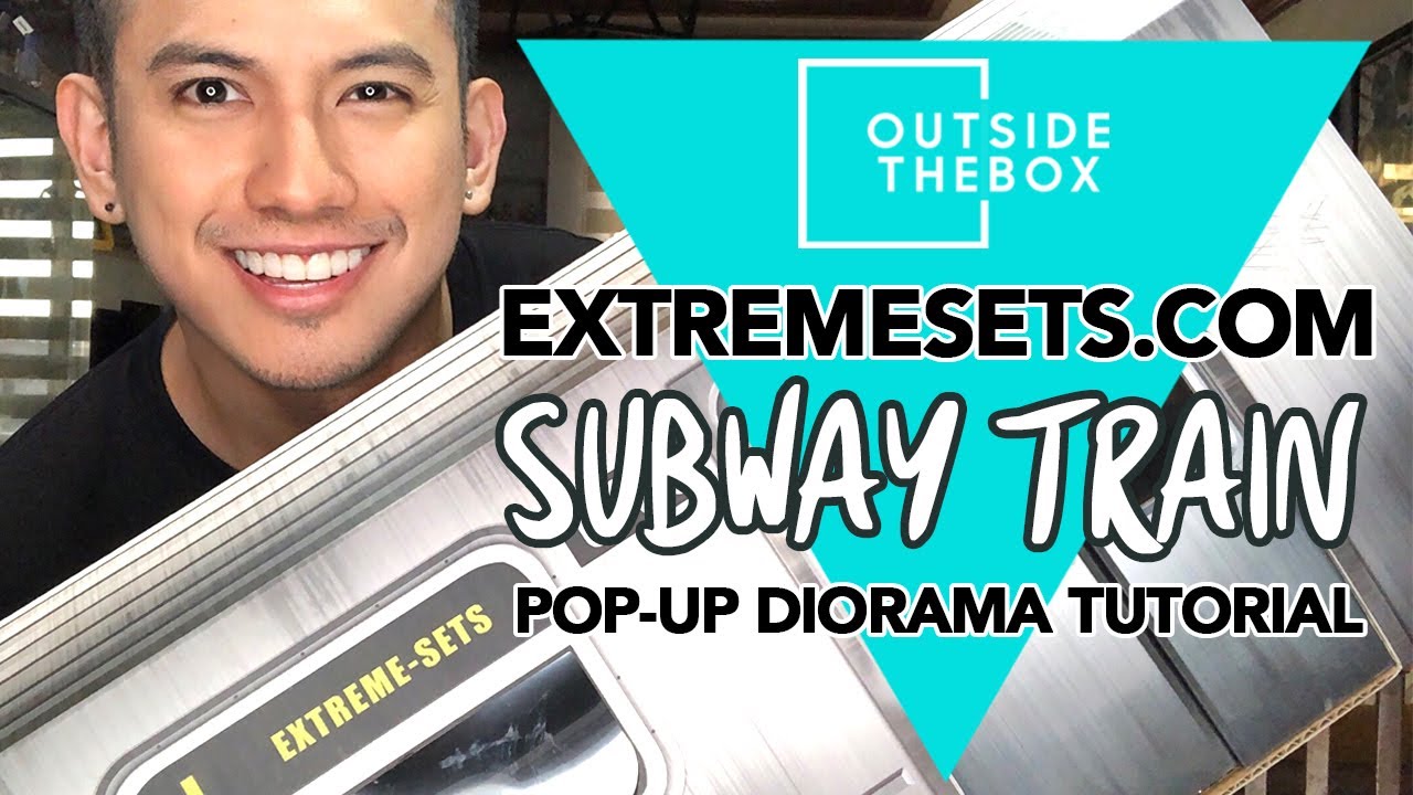 Extreme Sets Subway Train Pop-up Diorama Tutorial and Review