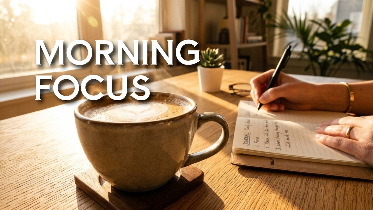 Morning Coffee Focus | 1 Hour Deep Work Piano for Study & Productivity