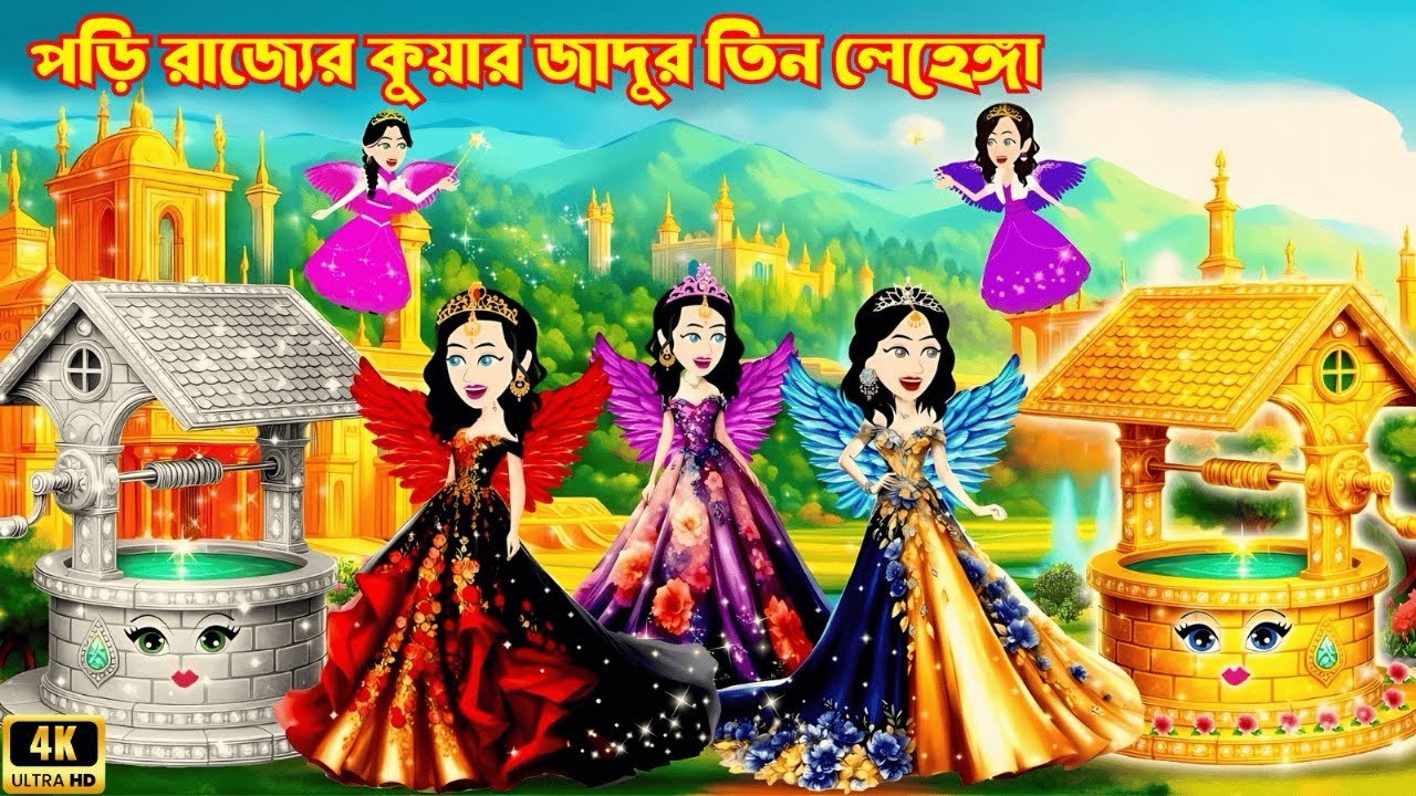 পড়ি রাজ্যের কুয়ার জাদুর তিন লেহেঙ্গা | Jadur Golpo | Thakurmar Jhuli | Rupkothar | Bangla Cartoon