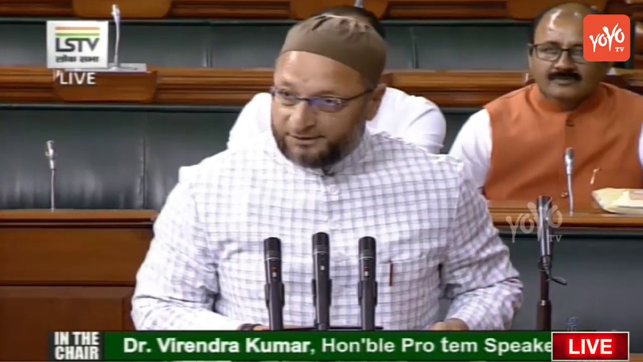 Asaduddin Owaisi takes oath as Lok Sabha MP | Parliament 2019 | MIM | PM MODI | BJP | YOYO TV NEWS