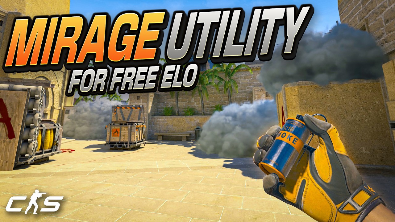 ВАЖНЫЕ гранаты на Mirage для поднятия рейтинга | Гайд по раскидке на Mirage