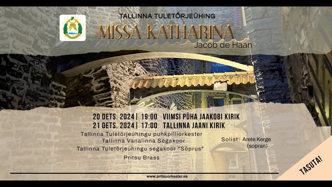 MISSA KATHARINA - Jacob de Haan