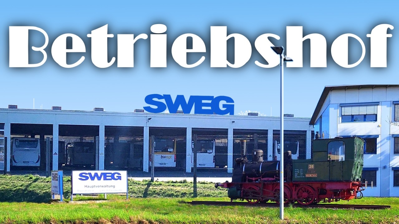 Rundgang um den Betriebshof der SWEG in Lahr | ÖPNVlog