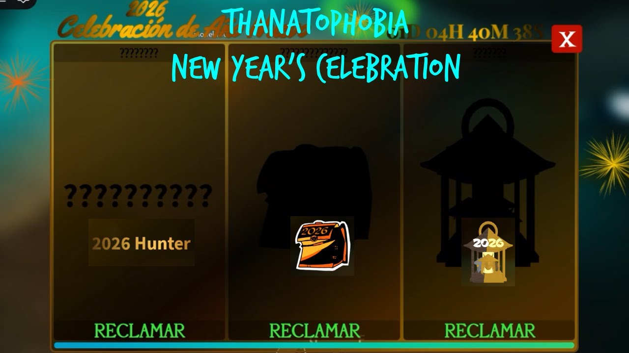 NEW YEAR'S CELEBRATION (SOLO) The event is over - Thanatophobia - Roblox