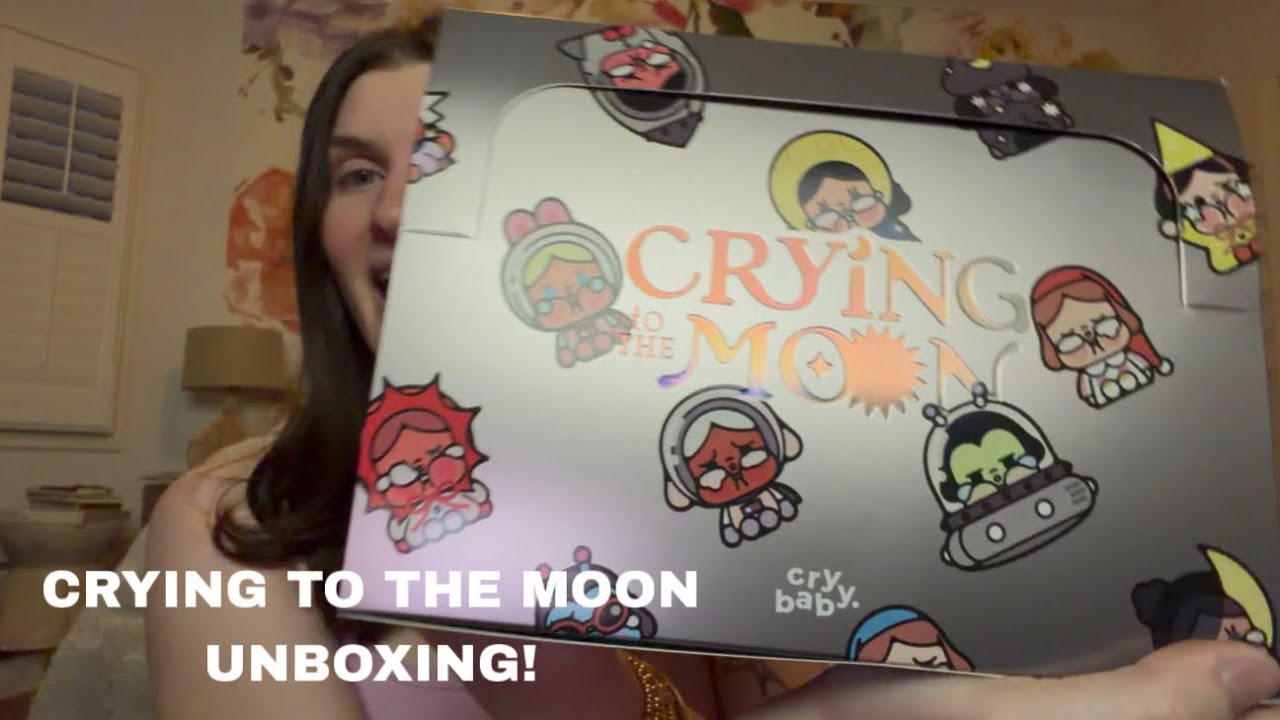 Popmart crying to the moon 🌙 unboxing (full mini series)