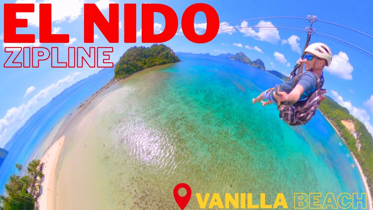 El Nido Zipline | Vanilla Beach | Las Cabanas Beach 🌴 Backpacking The Philippines 🎒