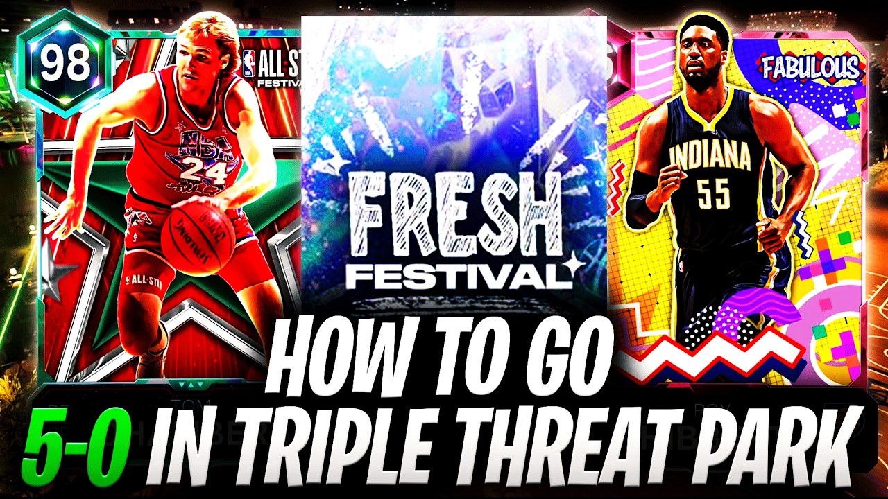 HOW TO GO 5-0 IN TRIPLE THREAT PARK FOR *FREE* 100 OVR EVENT PIECE IN NBA 2K26 MYTEAM!