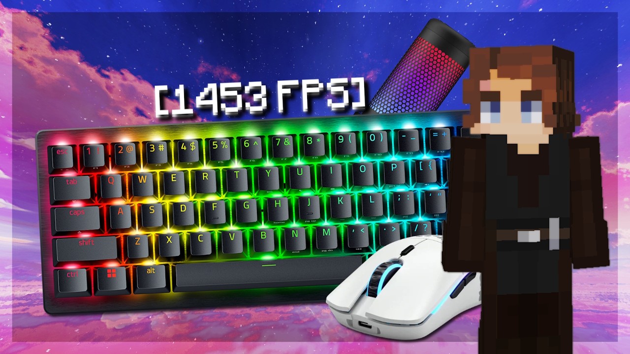 Clicky Keyboard & Mouse Sounds ASMR | Hypixel BedWars