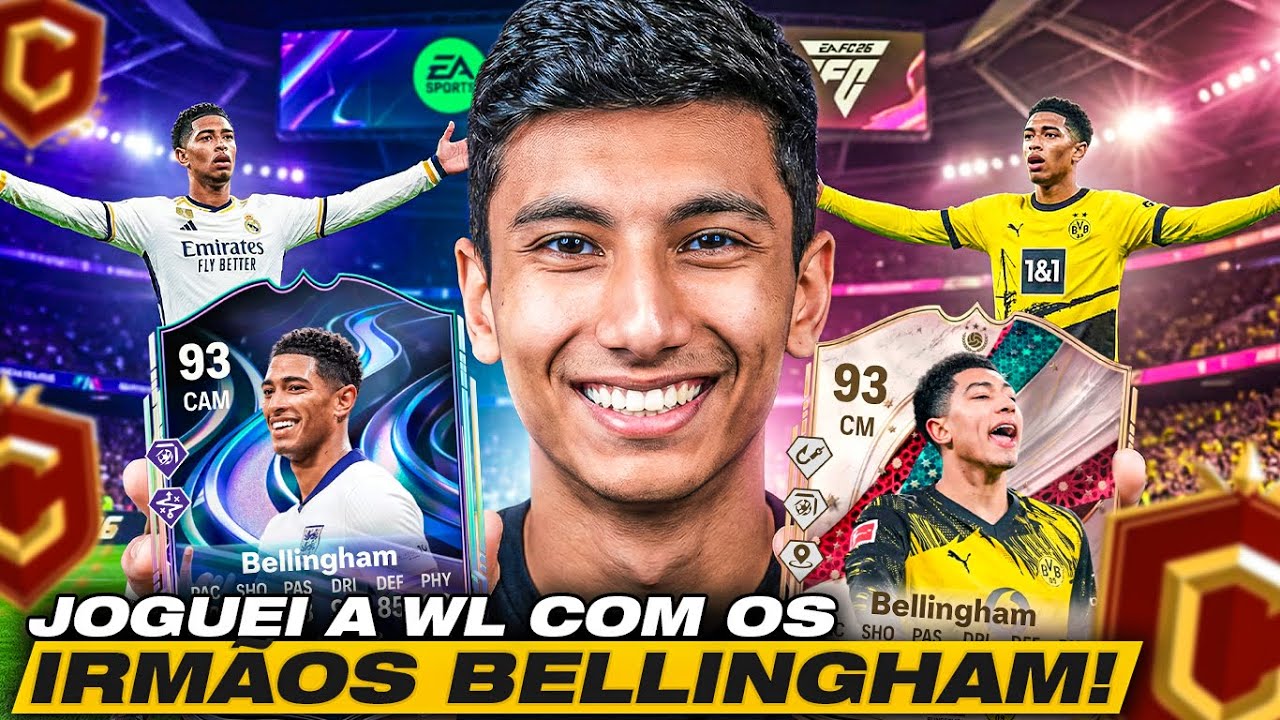 Joguei a wl com a dupla dos irm&atilde;os BELLINGHAM