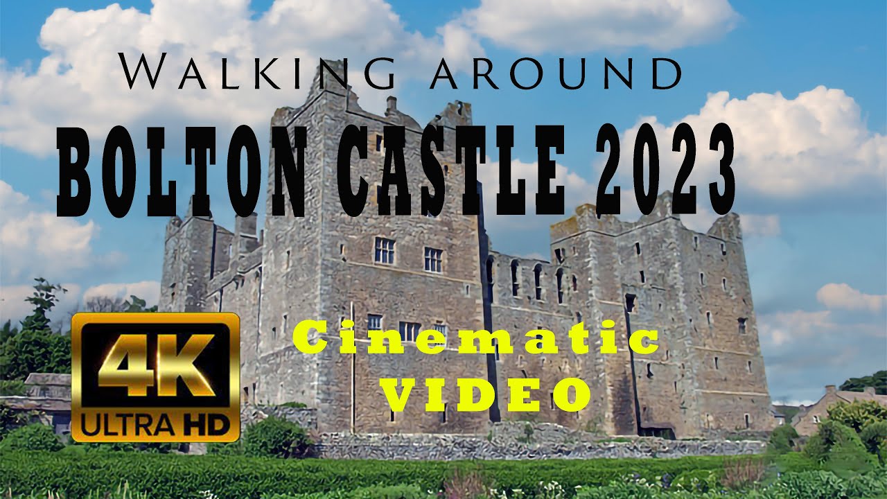 Bolton Castle North Yorkshire - Walking Tour and short flight with DJI mini 3 Pro 2023