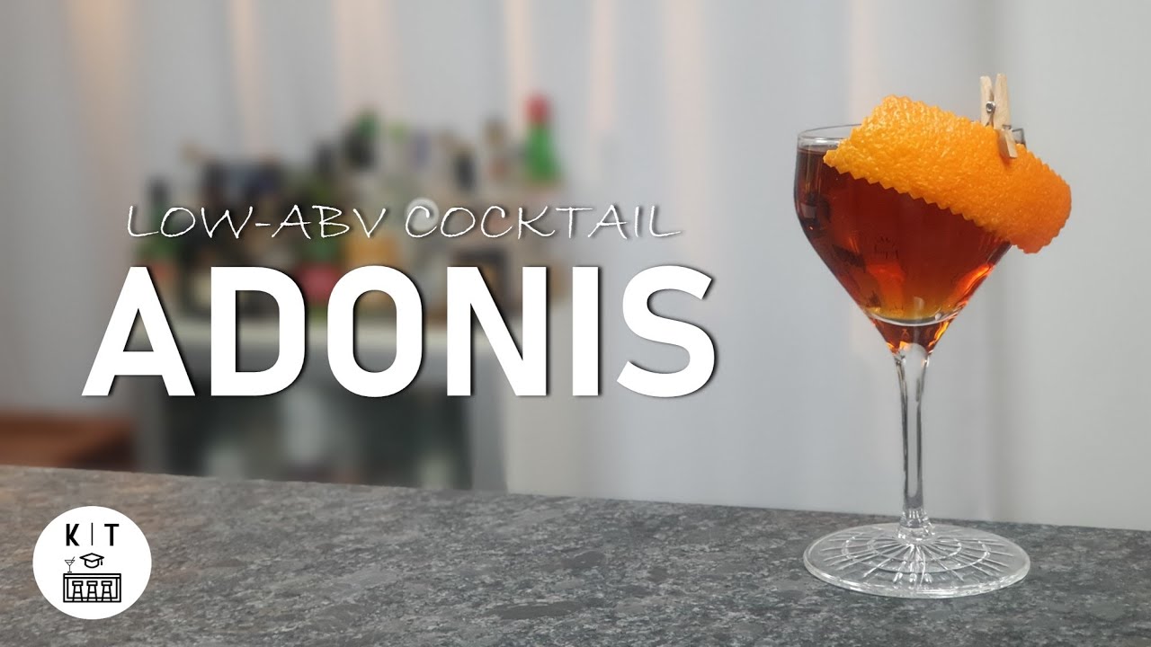 Adonis Cocktail - Wird dieser Low-ABV Cocktail seinem Namen gerecht?