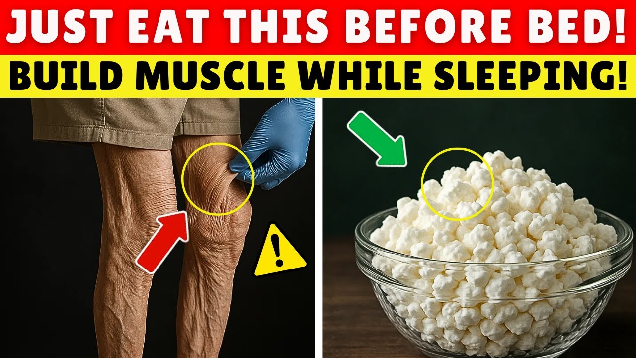 The #1 Bedtime Snack That Builds Muscle Overnight (Not Protein Shake) | Senior Health Tips