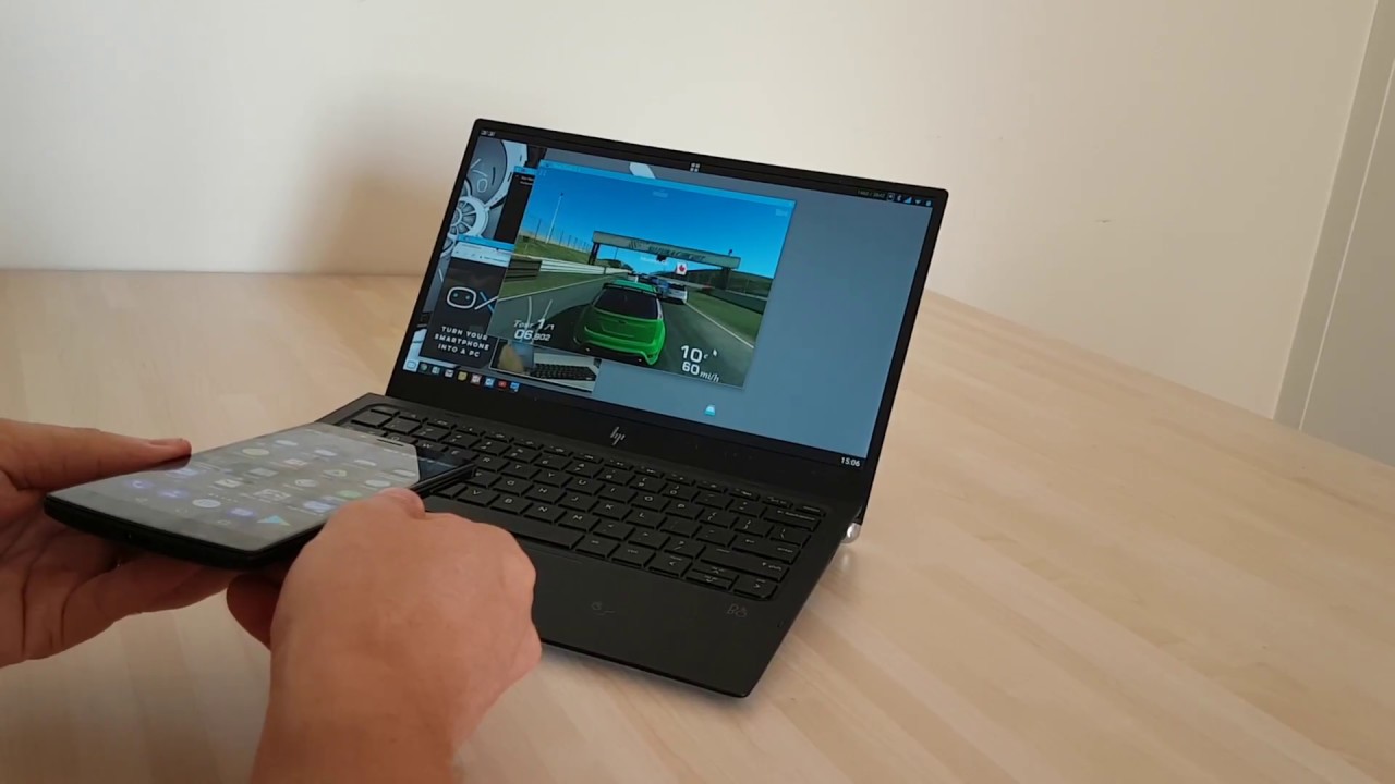OXI for play, on HP Lapdock