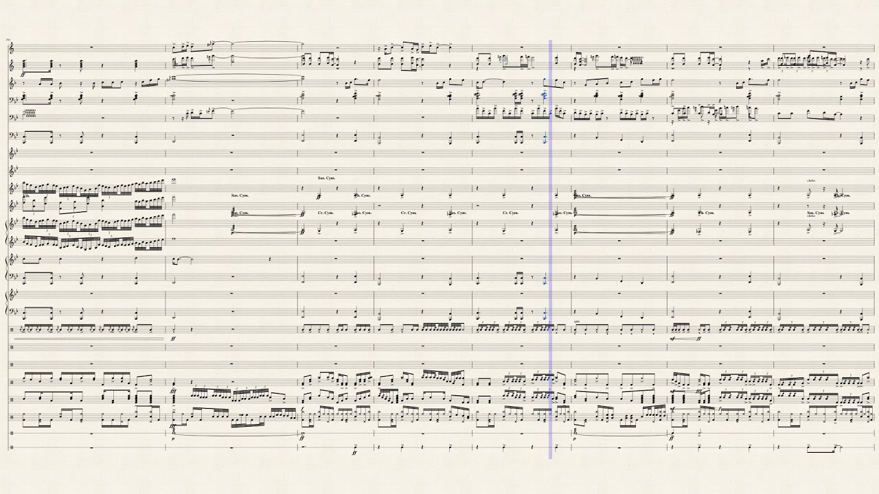 Blue Devils 2017 - Metamorph Full Score Transcription