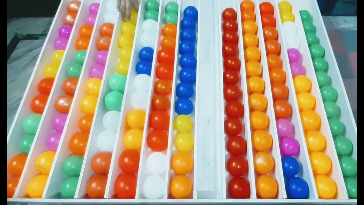 Sorting colorballs in tubes & Win the Challenge #puzzlegame 