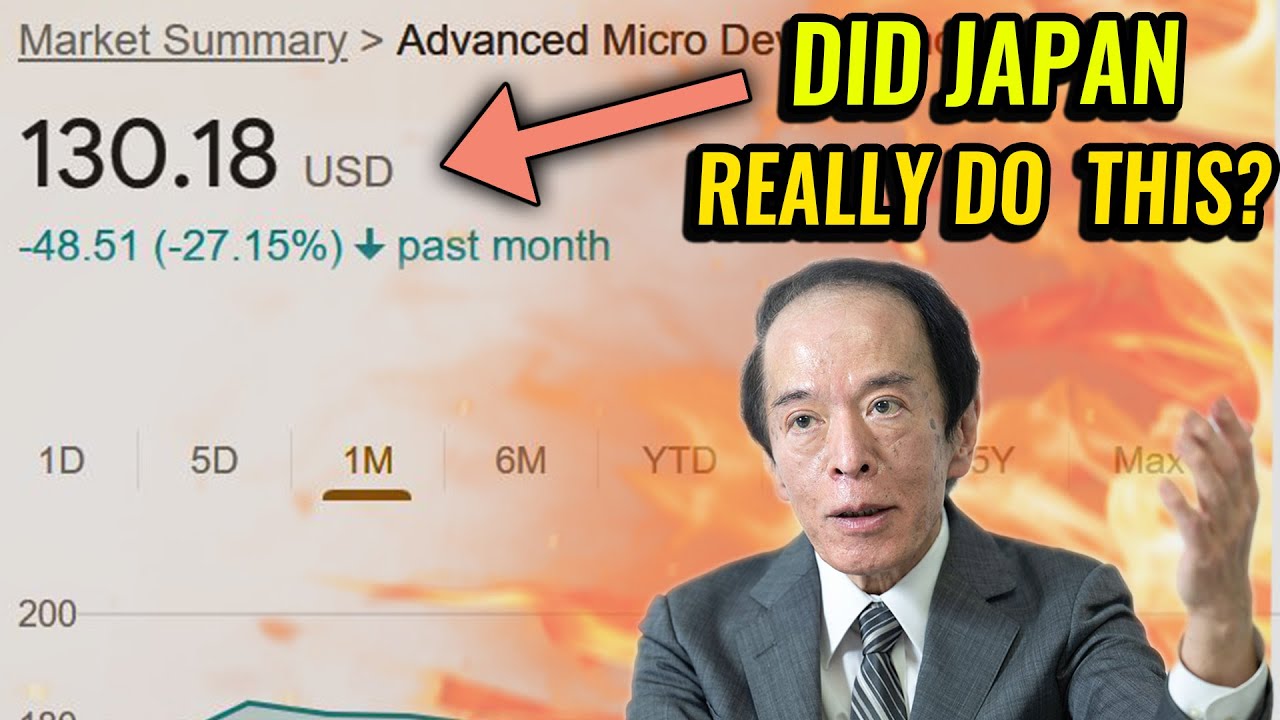 Japan just crashed AMD, Nvidia and Intel Stocks... or did they really?