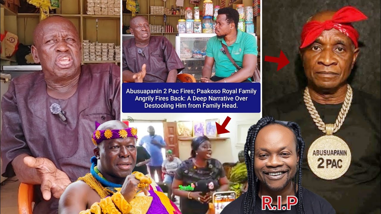 Liar! You Will See Who Is Who, Paakoso Royal Family Angrily Fires Back Daddy Lumba Abusuapanin Tupac