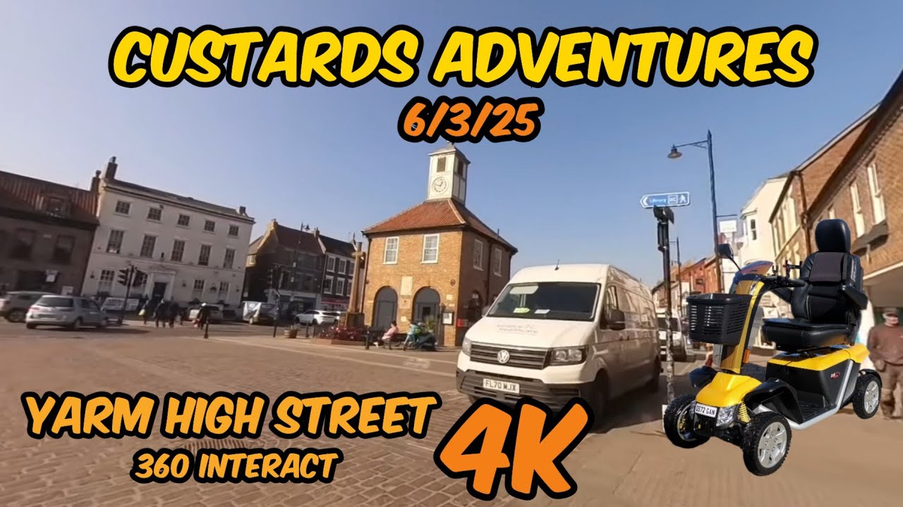 360 Interactive Video 4k My home town YARM in the North East of the UK
