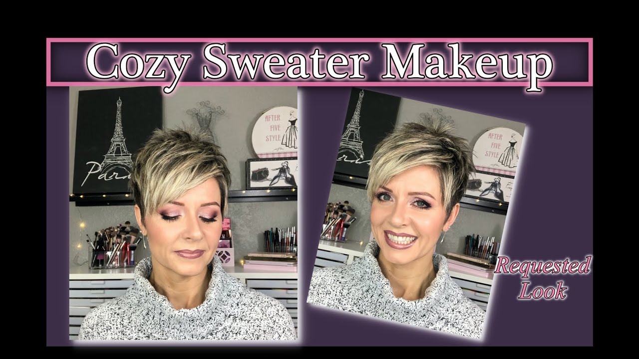 Cozy Sweater Makeup - Lavender, Plum & Cool Pinks