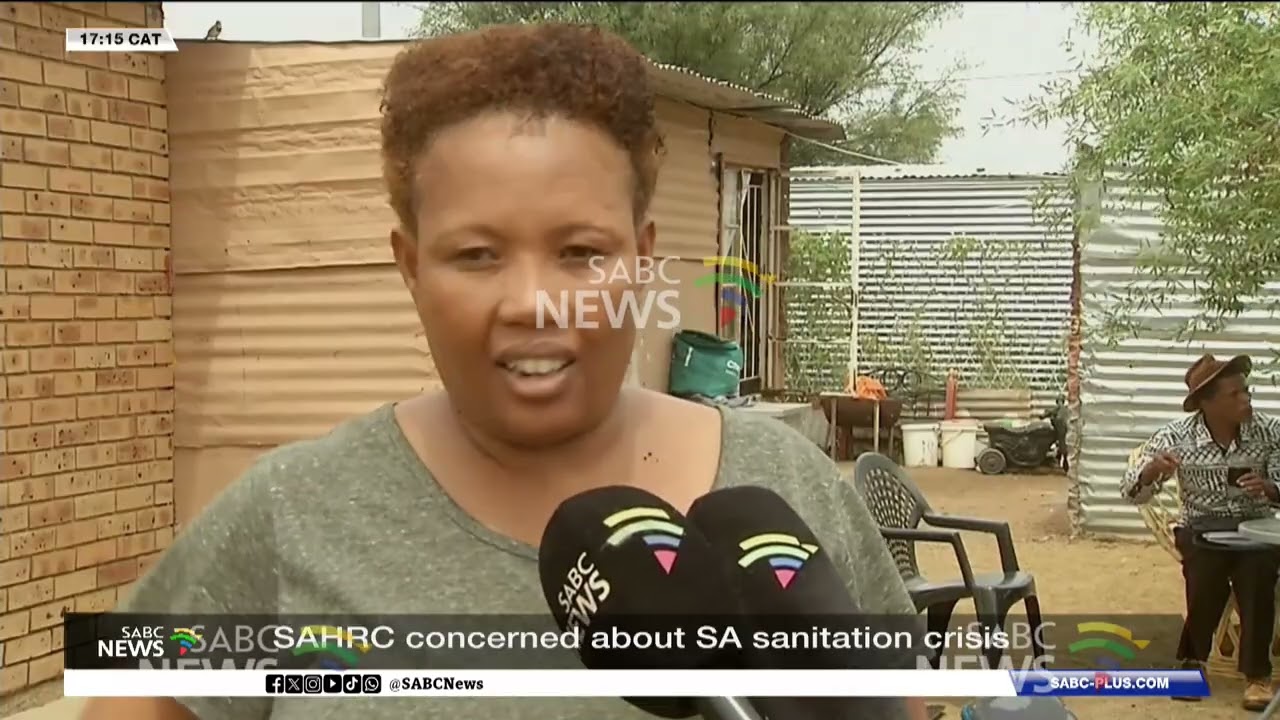 Южноафриканский совет по правам человека обеспокоен кризисом в сфере санитарии в ЮАР.