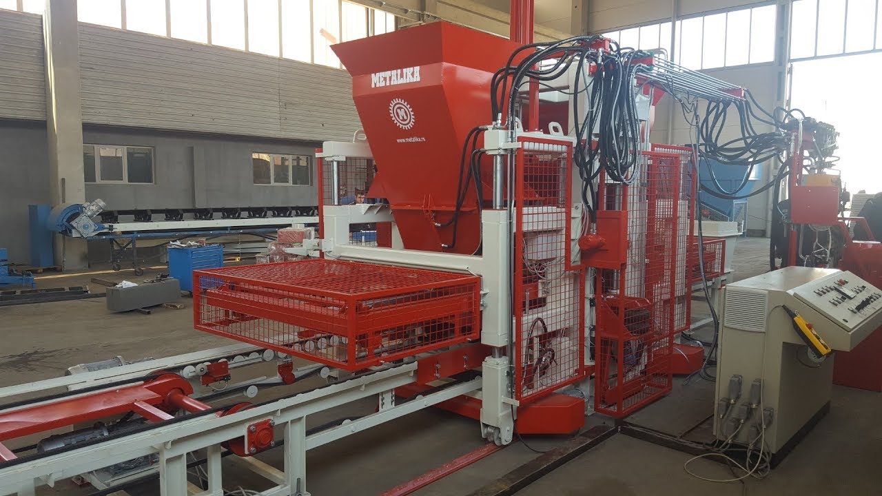 Concrete block paver curb making machine RVP 2000 METALIKA