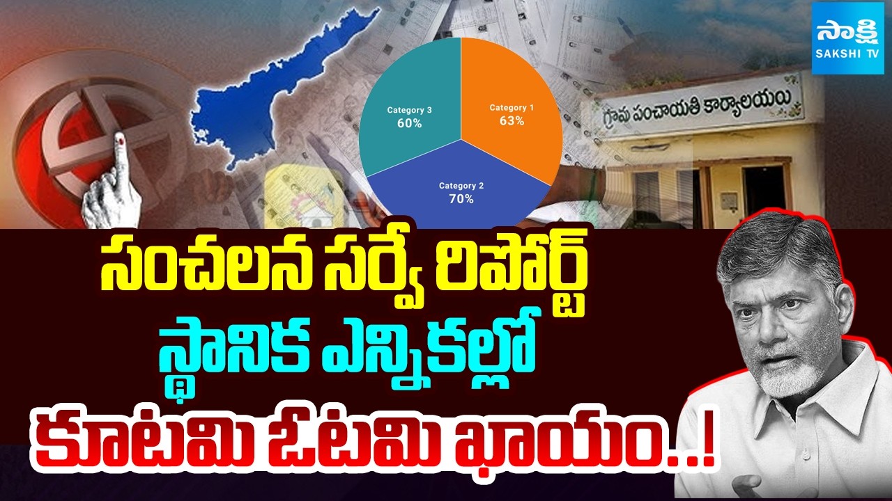 Chandrababu Cunning Plans Over Local Body Elections | YSRCP Vs TDP | Survey Report | Sakshi TV
