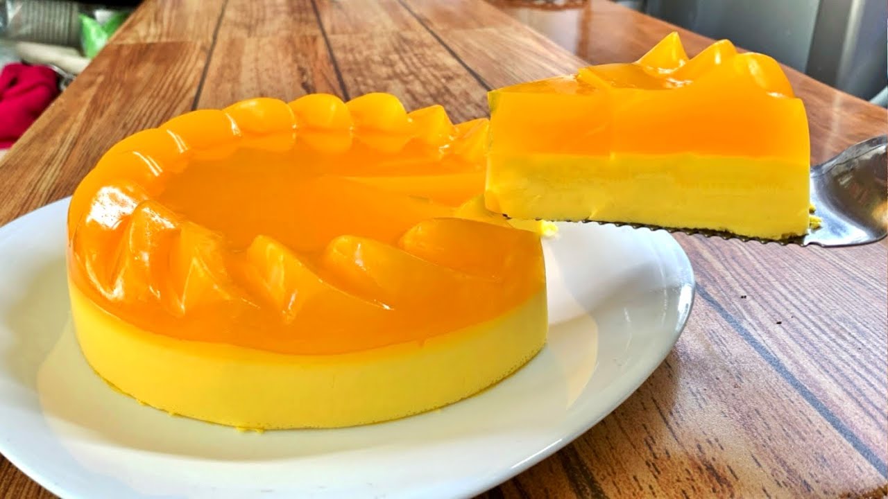 Gelatina de mango con 2 ingredientes¡¡¡