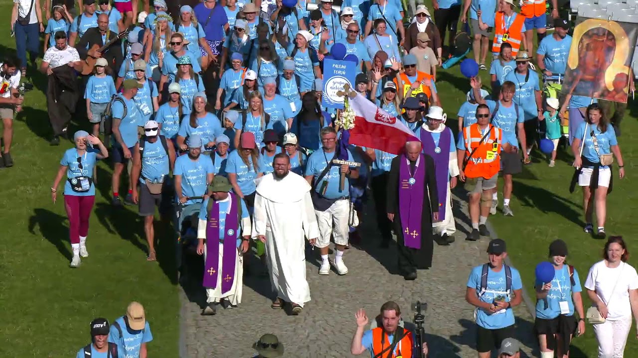 Wejście Pielgrzymki Toruńskiej - 12.08.2025, Jasna Góra
