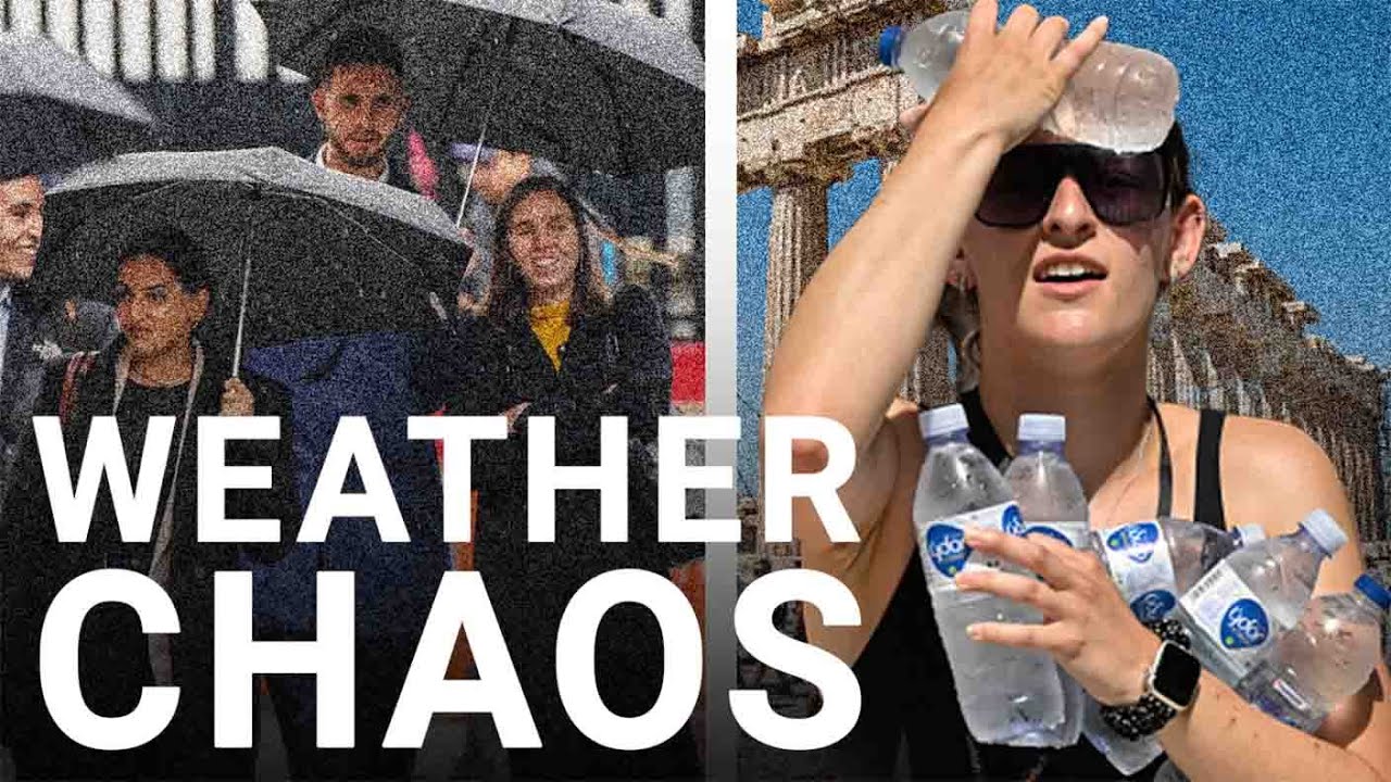 UK braces falling temperatures and Greece faces heatwave