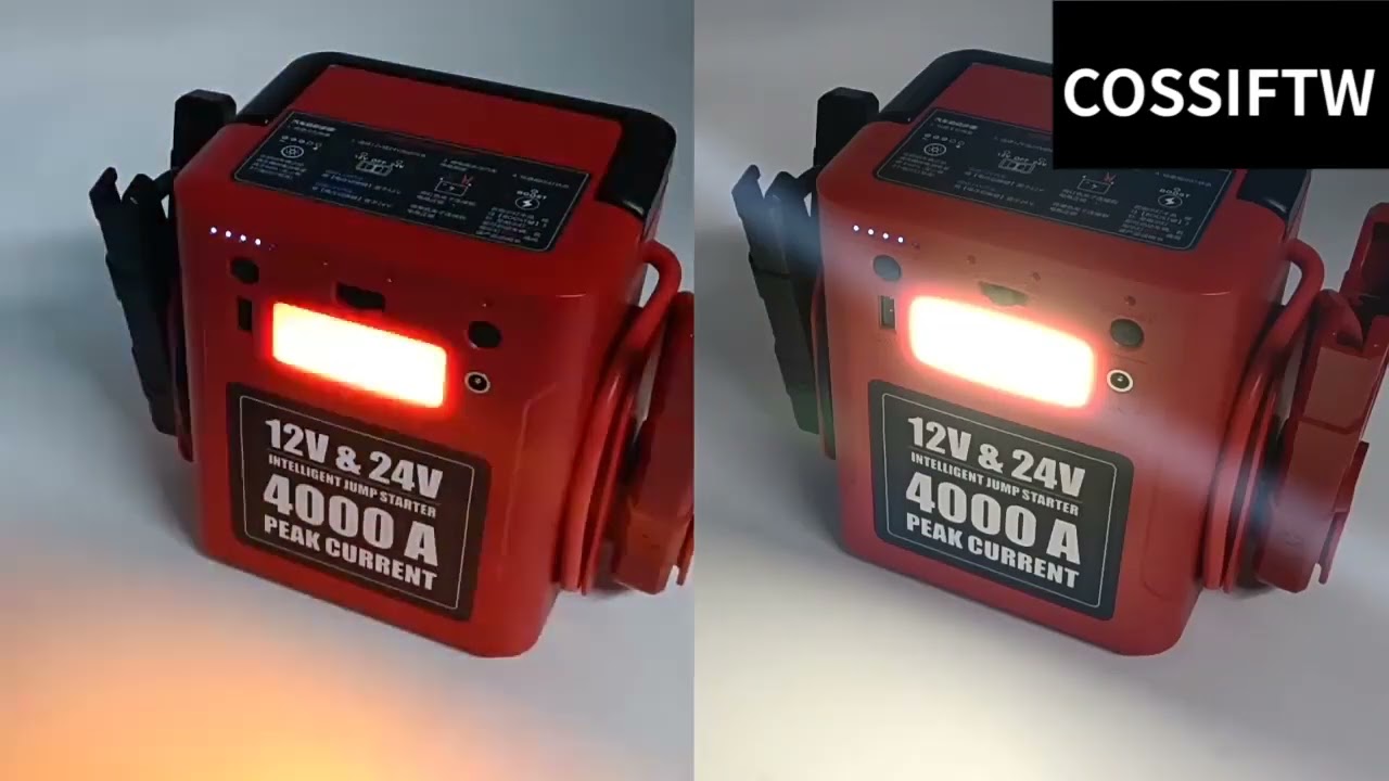 Road service 12V/24V Jump starter truck heavy booster for heavy duty battery starter 4000A