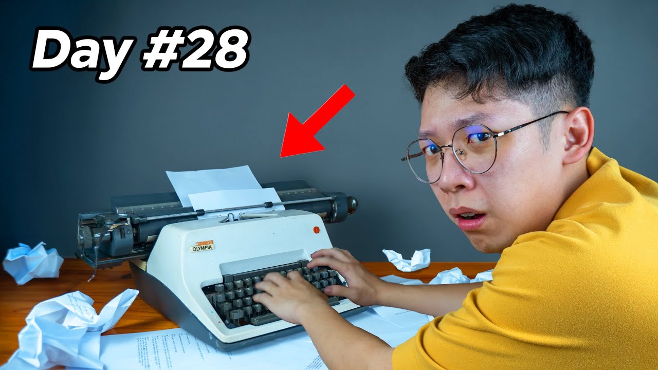 I spent 30 Days with a Typewriter