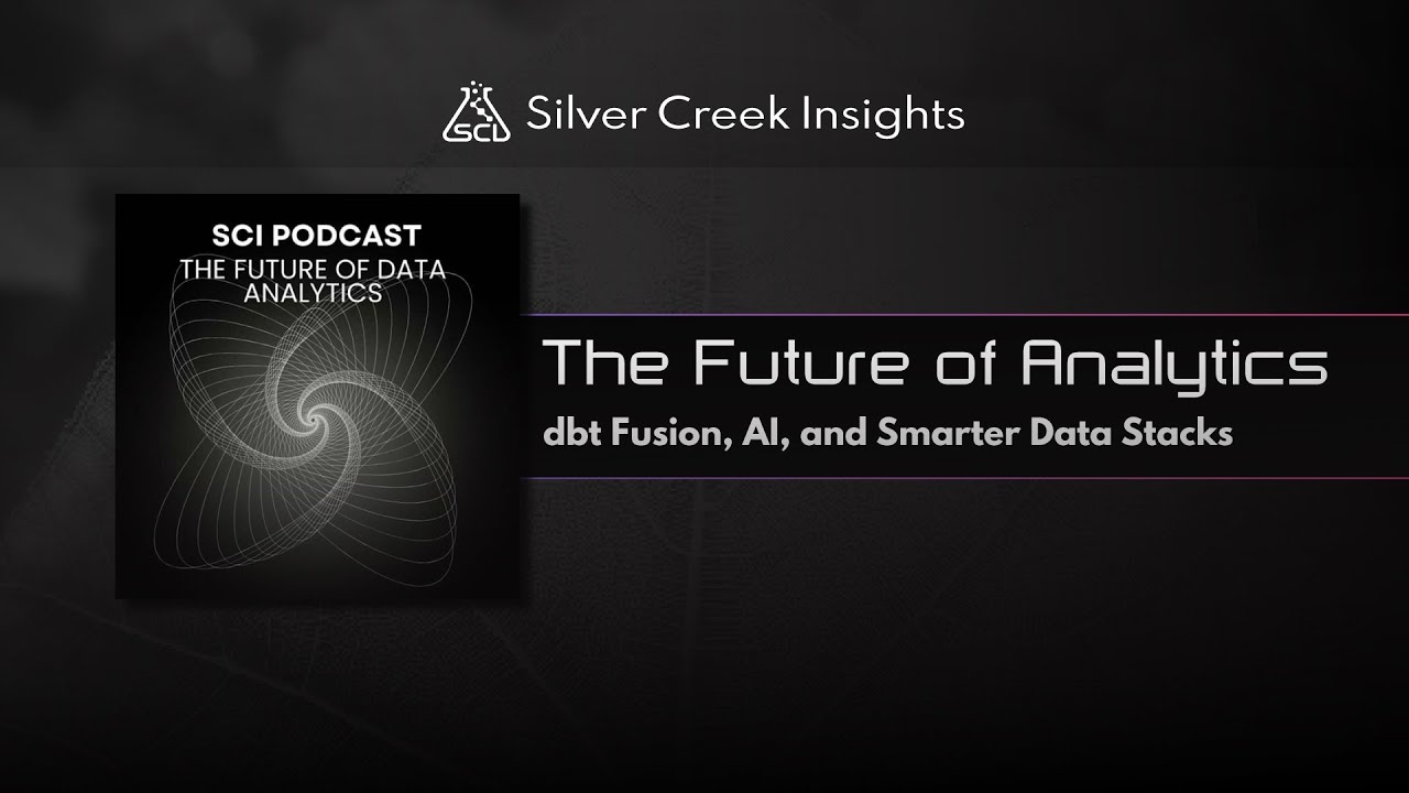 17. The Future of Analytics: dbt Fusion, AI, and Smarter Data Stacks