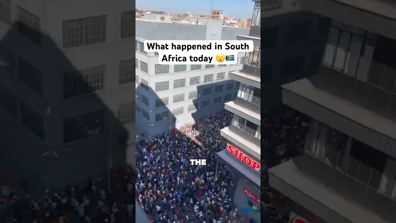 Протесты в Южной Африке были ОГРОМНЫМИ 😮🇿🇦 #shorts #южнаяафрика