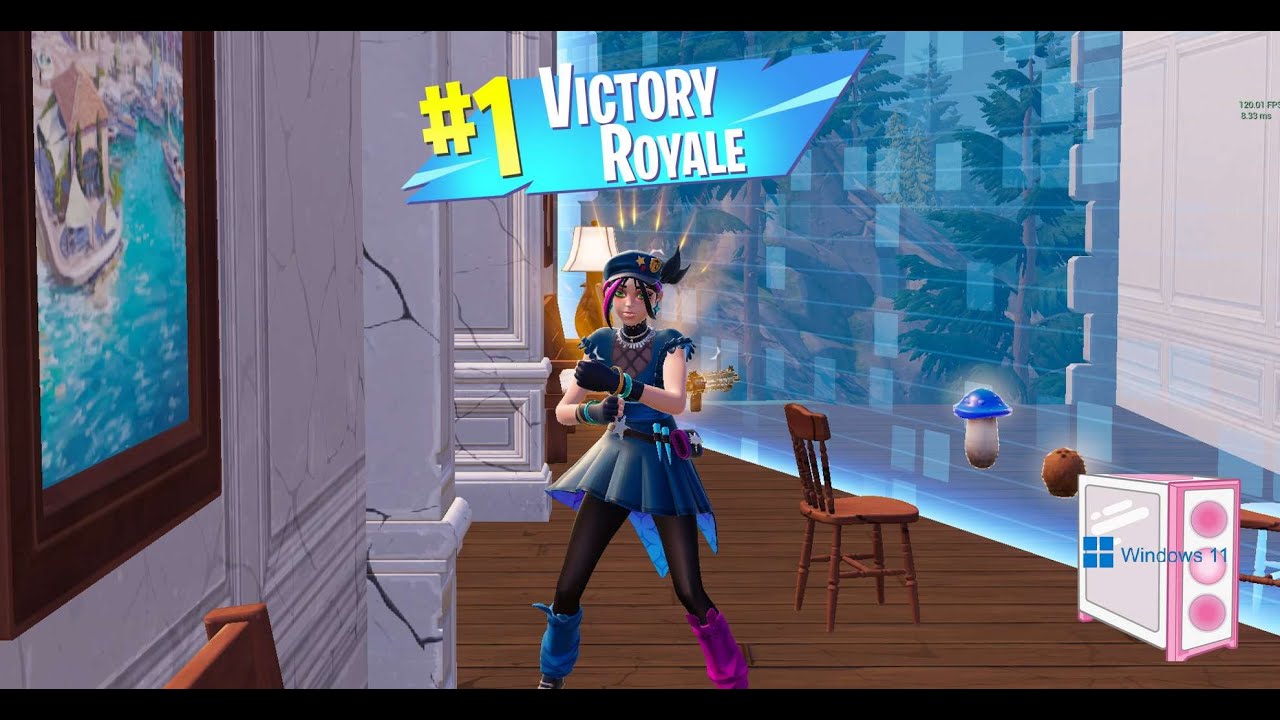 Fortnite Huntress Helsie Trio (no mask style) Skin Gameplay Chapter 5 Season 2