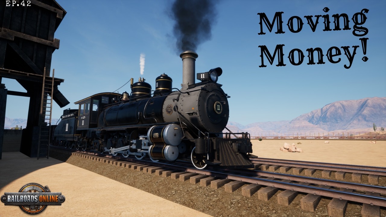 Перемещение денег! В онлайн-игре RailRoads! Mesa Plains, эпизод 42.