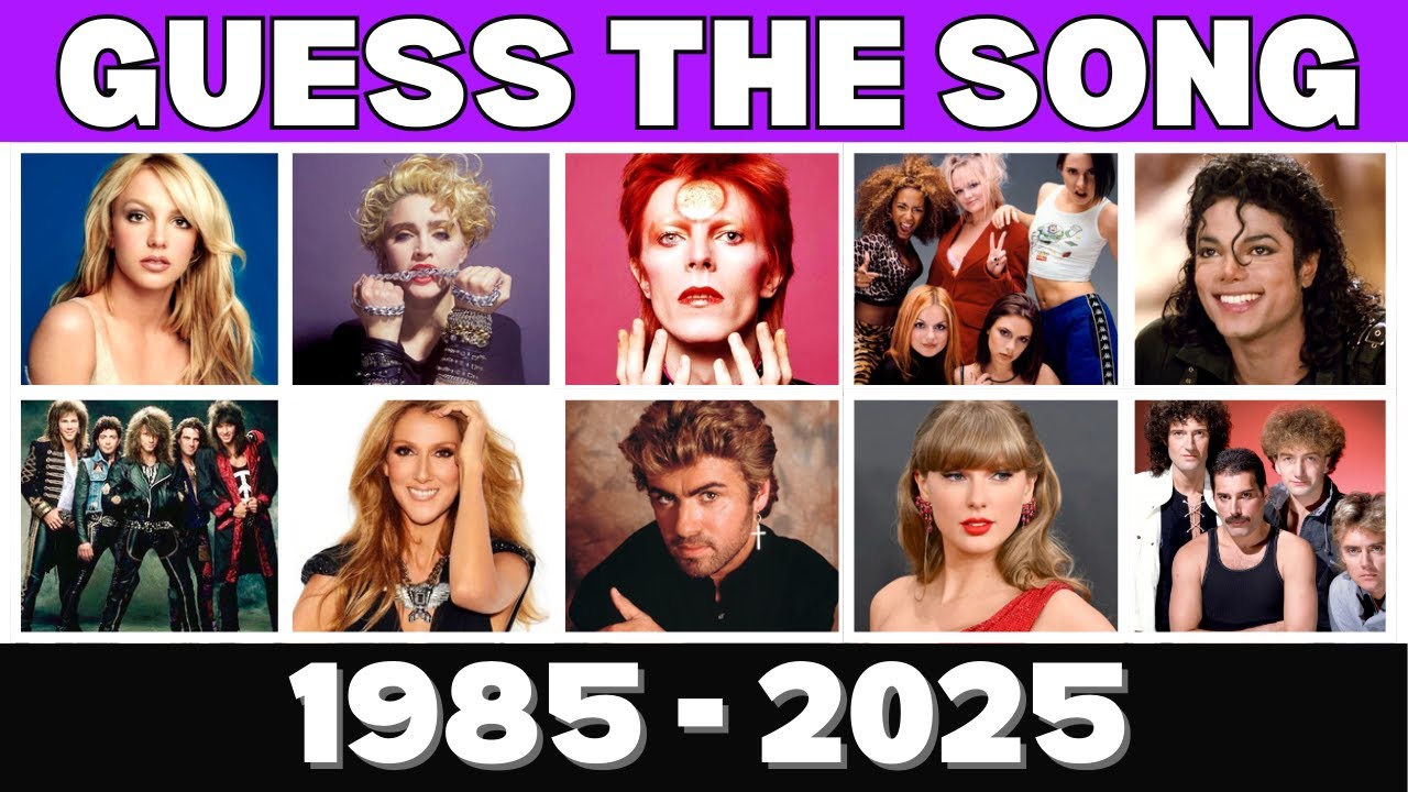 Guess The Song From 1985 - 2025 🎵 One Song Per Year  📅 Iconic Music Quiz