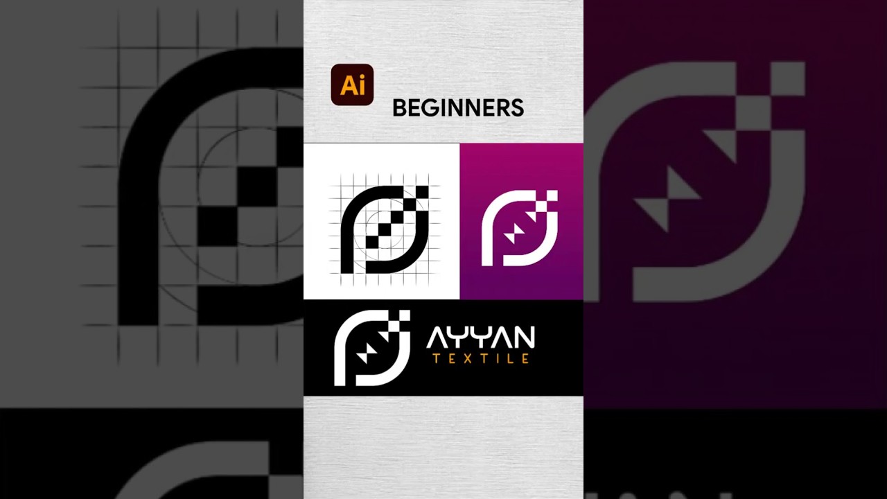 Adobe Illustrator 2026 Tips - How to Create Business Letter Logo Design Process 