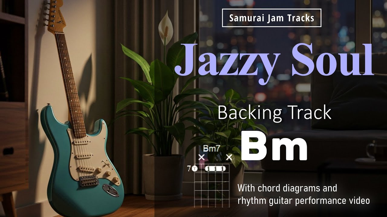 Smoky Jazz Soul – Guitar Backing Track in Bm