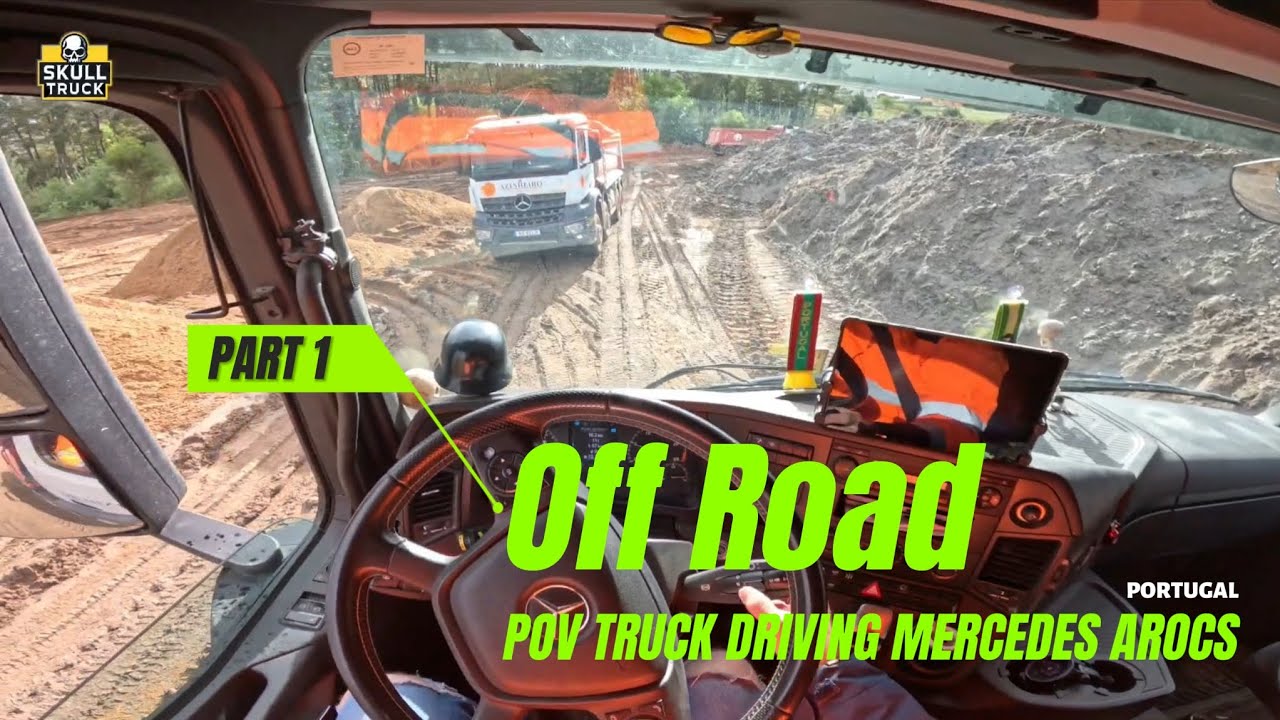 OFF ROAD Part 1 - POV TRUCK DRIVING MERCEDES AROCS