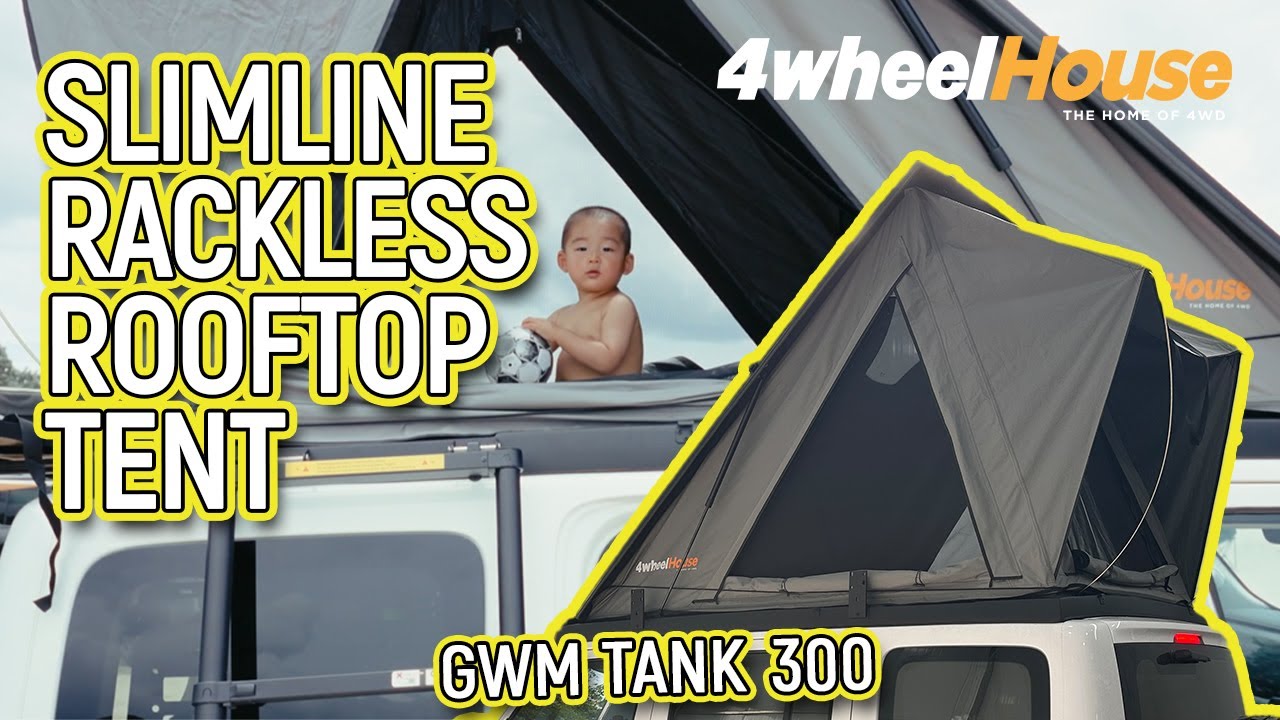4Wheelhouse GWM Tank300 Slimline Rackless Rooftop Tent 🚙